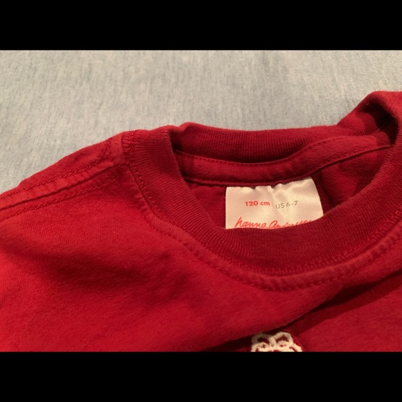 Hanna Andersson Long sleeve tshirt wolf/fox - Picture 2 of 2